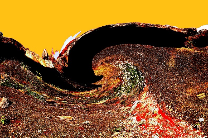 LE VOLCAN OU LA FUSION DES IMAGES (2014)