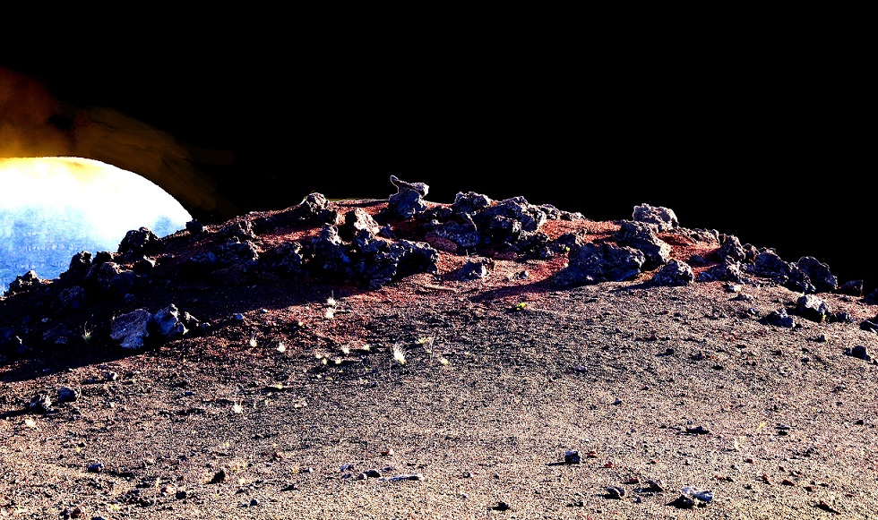 LE VOLCAN OU LA FUSION DES IMAGES (2014)